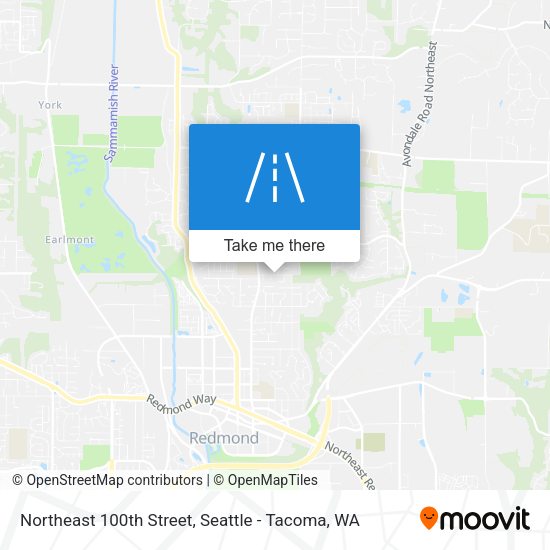 Mapa de Northeast 100th Street
