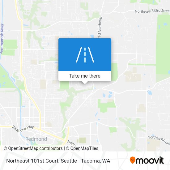 Mapa de Northeast 101st Court