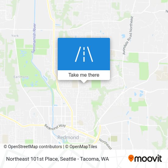 Mapa de Northeast 101st Place