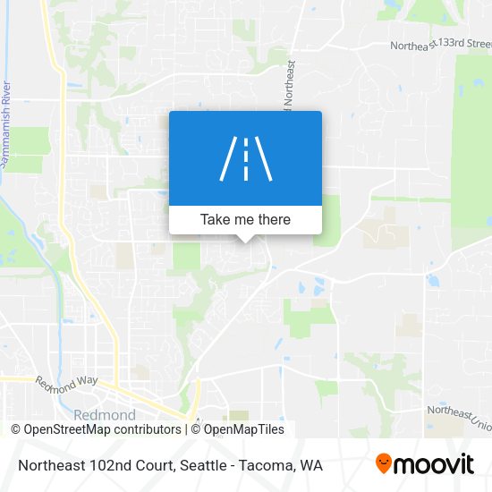 Mapa de Northeast 102nd Court