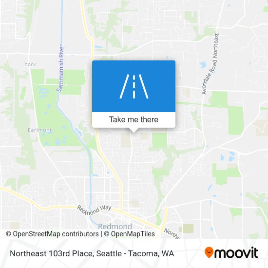 Mapa de Northeast 103rd Place