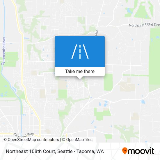 Mapa de Northeast 108th Court
