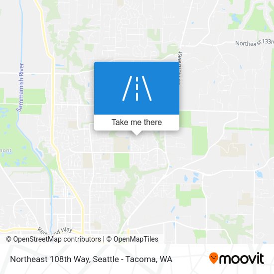 Mapa de Northeast 108th Way