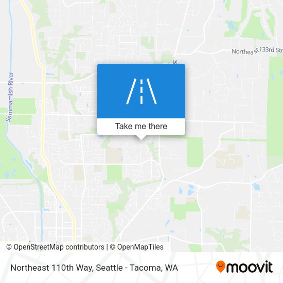 Mapa de Northeast 110th Way