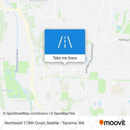 Mapa de Northeast 118th Court