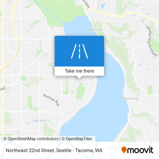 Mapa de Northeast 22nd Street