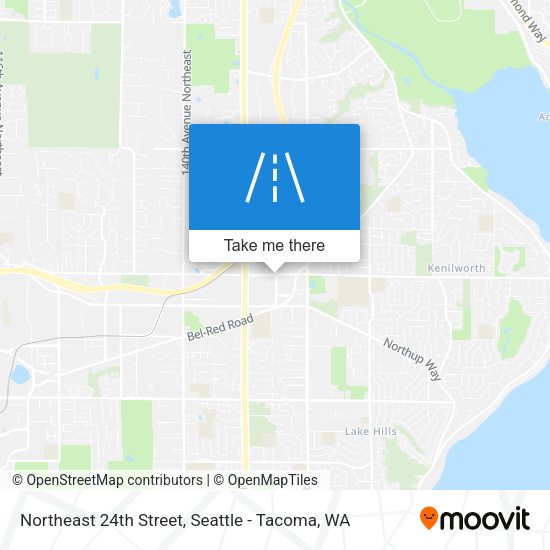 Mapa de Northeast 24th Street