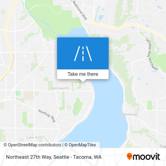 Northeast 27th Way map