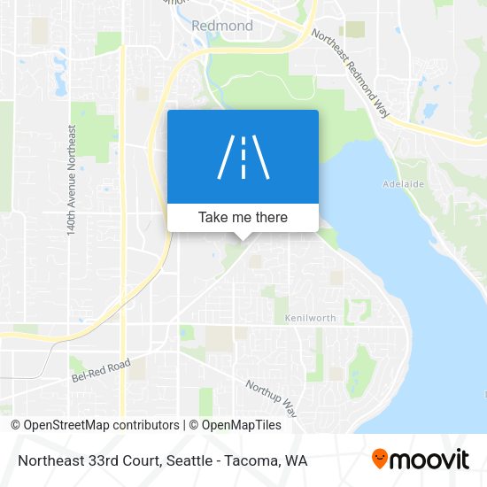 Northeast 33rd Court map