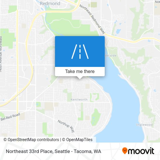 Mapa de Northeast 33rd Place