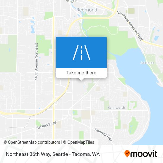 Mapa de Northeast 36th Way