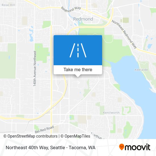Mapa de Northeast 40th Way
