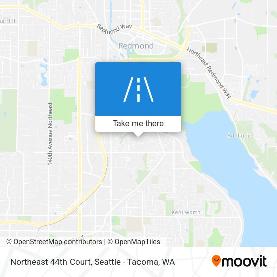 Mapa de Northeast 44th Court