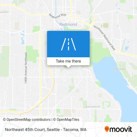 Northeast 45th Court map