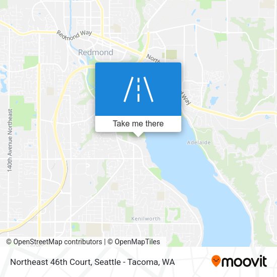 Northeast 46th Court map