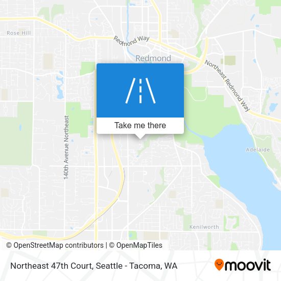 Northeast 47th Court map