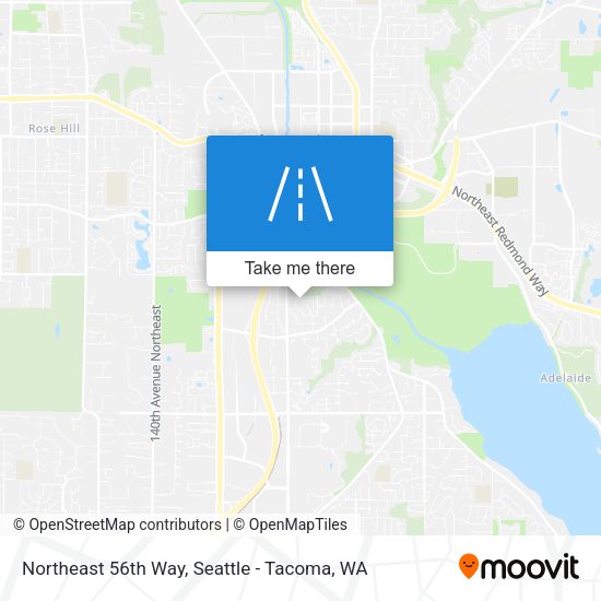 Northeast 56th Way map