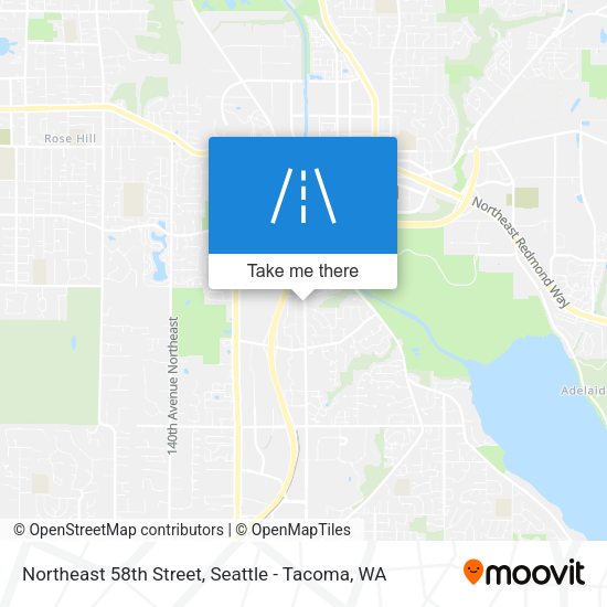Mapa de Northeast 58th Street