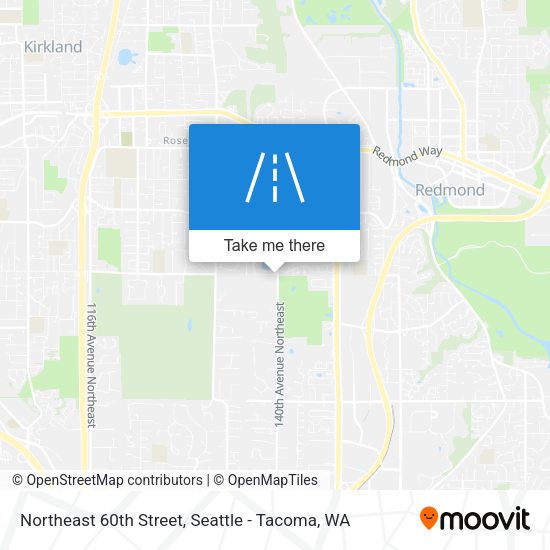 Northeast 60th Street map