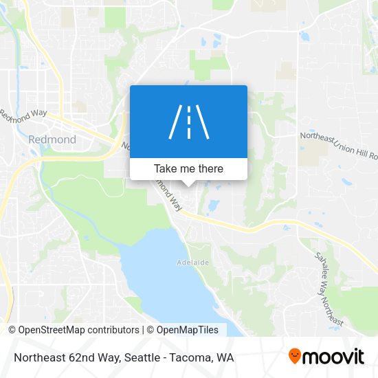 Northeast 62nd Way map