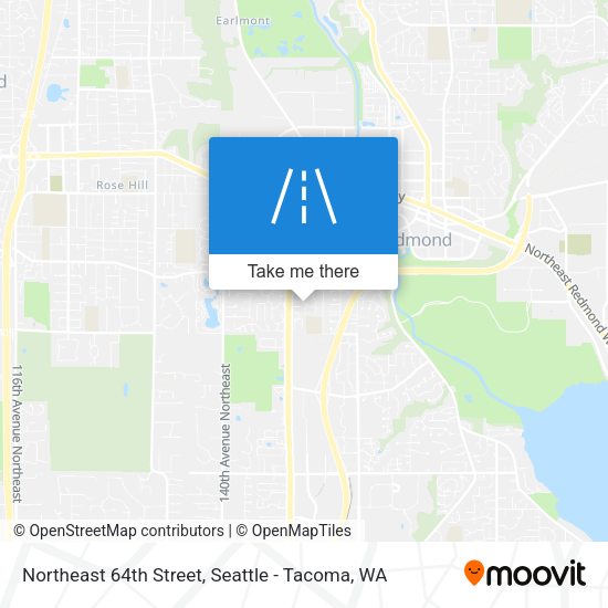 Mapa de Northeast 64th Street