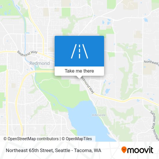 Northeast 65th Street map