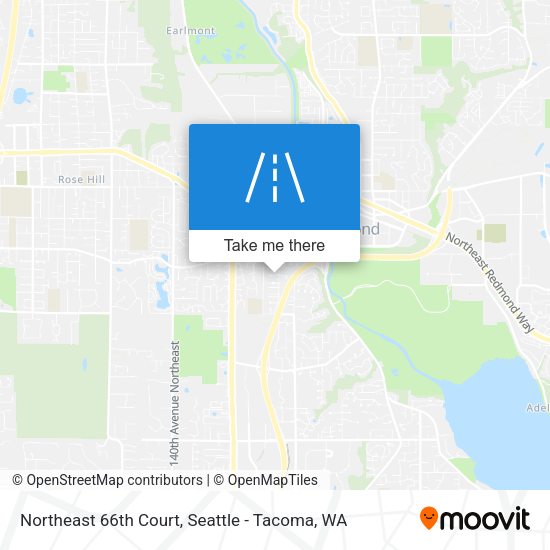 Northeast 66th Court map