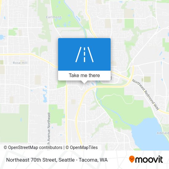 Mapa de Northeast 70th Street
