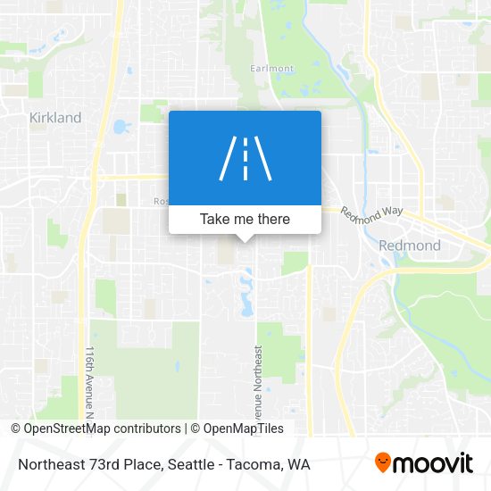 Mapa de Northeast 73rd Place