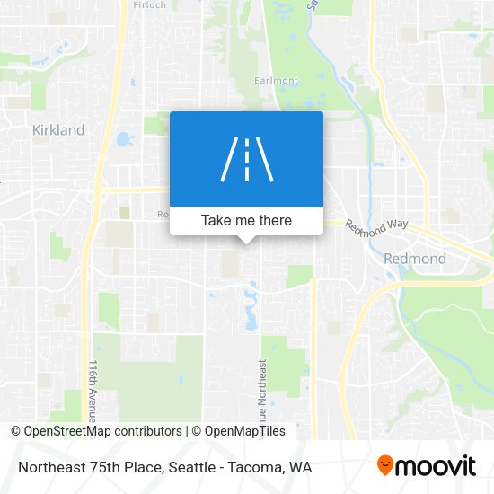 Mapa de Northeast 75th Place