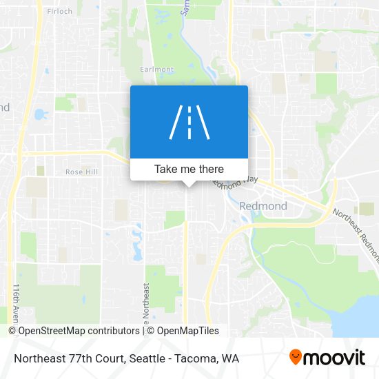 Northeast 77th Court map