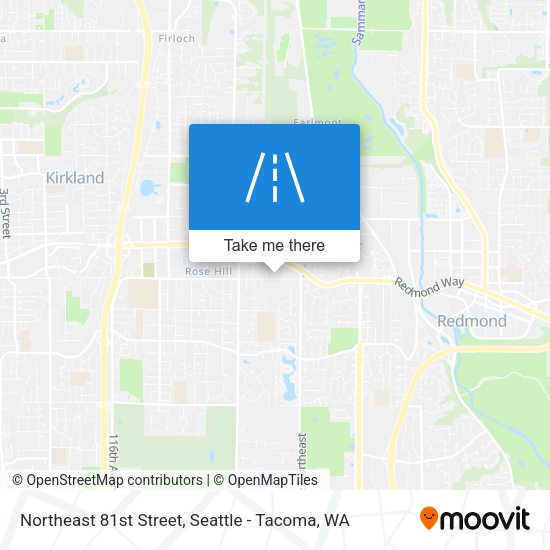 Mapa de Northeast 81st Street