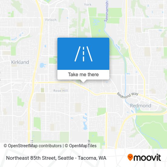 Mapa de Northeast 85th Street