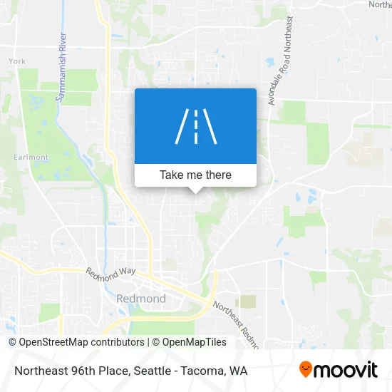 Mapa de Northeast 96th Place