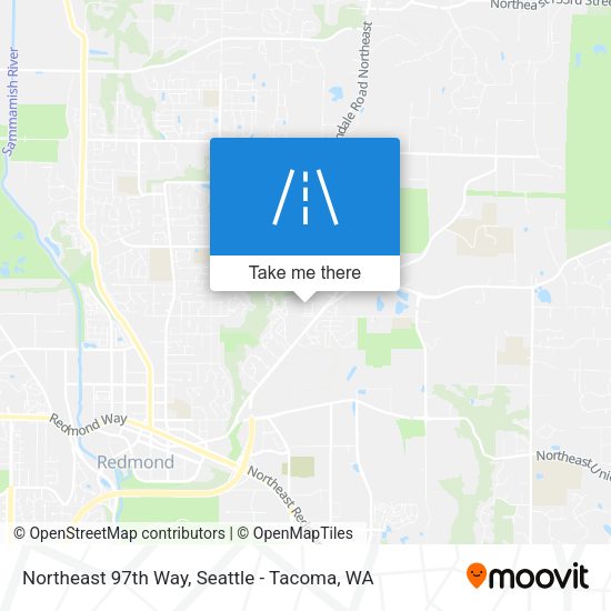 Mapa de Northeast 97th Way