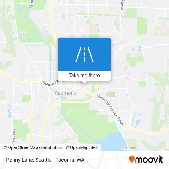 Penny Lane map