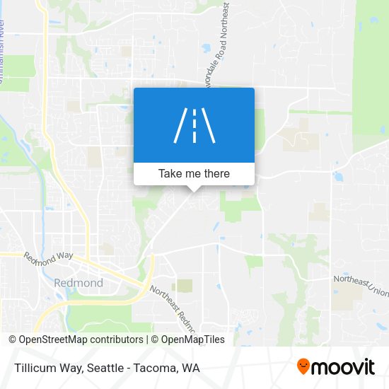 Tillicum Way map