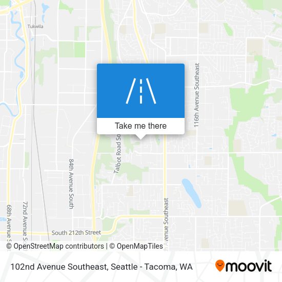 Mapa de 102nd Avenue Southeast