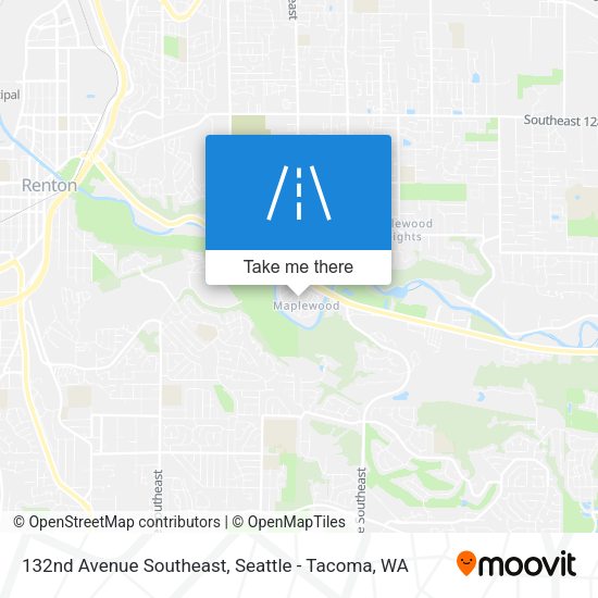 Mapa de 132nd Avenue Southeast