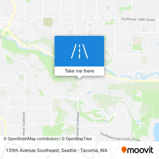 139th Avenue Southeast map