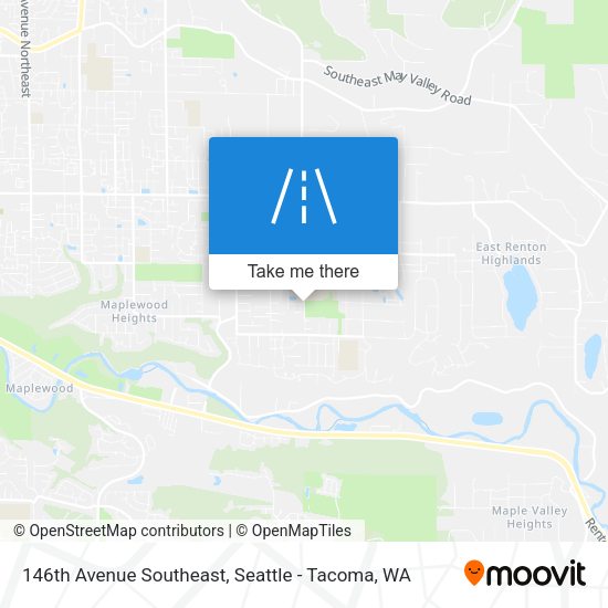 146th Avenue Southeast map
