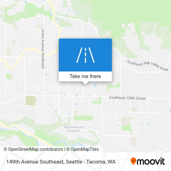 149th Avenue Southeast map