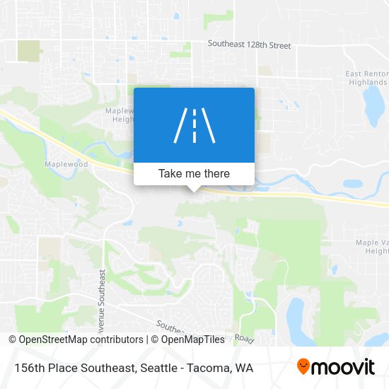 Mapa de 156th Place Southeast