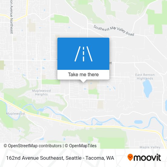 162nd Avenue Southeast map