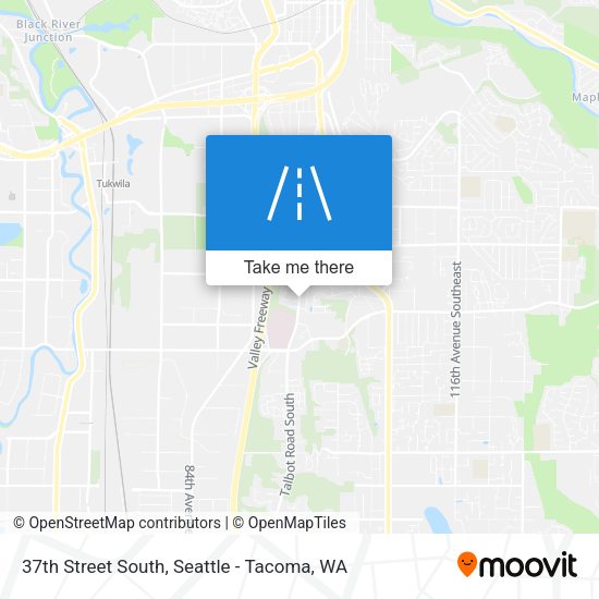 37th Street South map