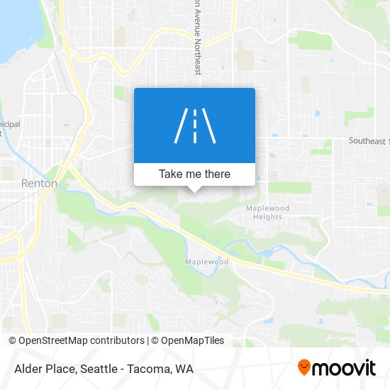 Alder Place map