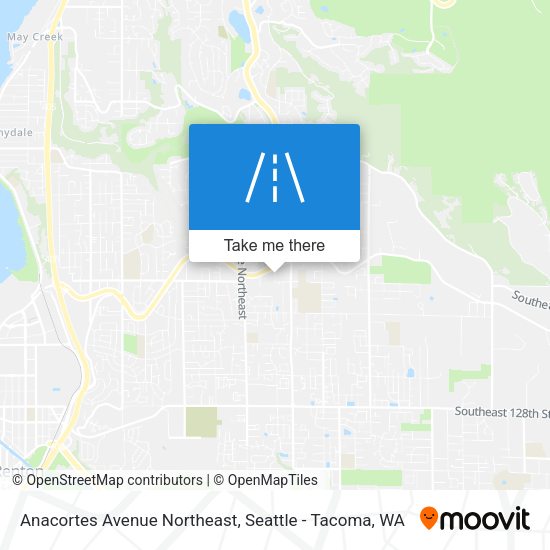 Anacortes Avenue Northeast map
