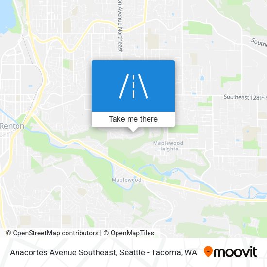 Anacortes Avenue Southeast map