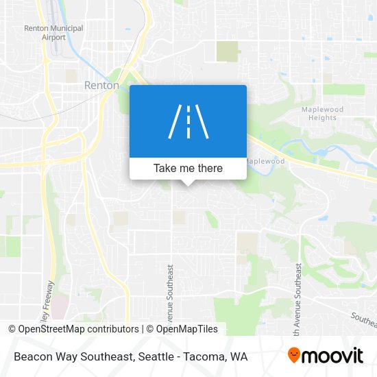 Beacon Way Southeast map