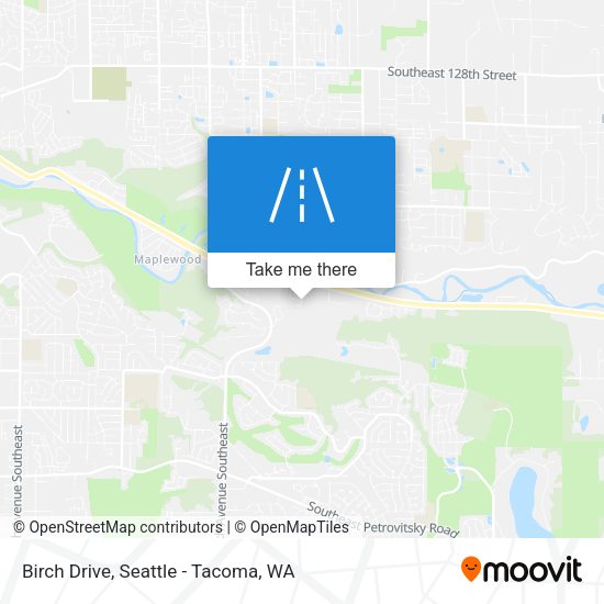 Birch Drive map
